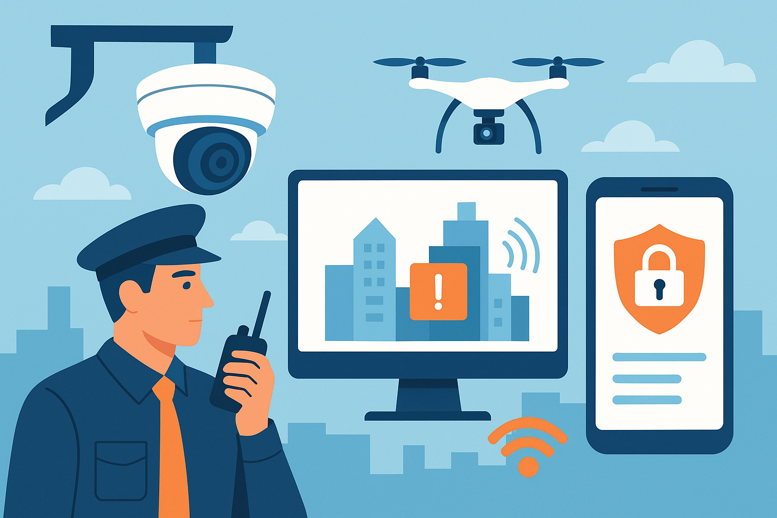 警備業界の未来：AI・ドローン・IoTでどう変わる？