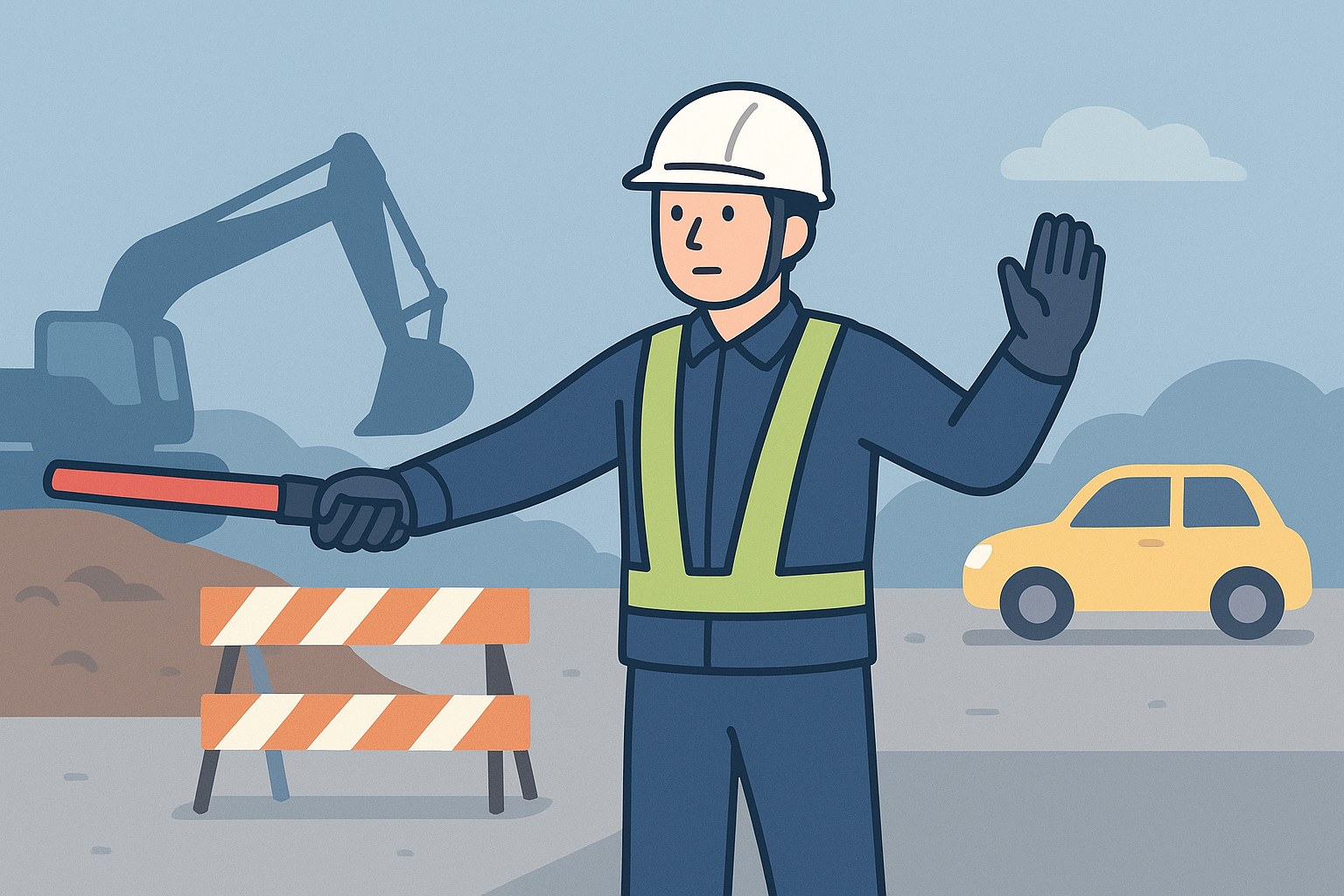 車両誘導マニュアル｜基本動作からケース別の誘導方法までやさしく解説