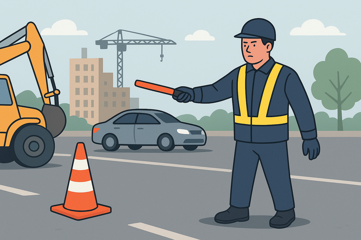 交通誘導警備はきつい？リアルな大変さと続けられる人の特徴