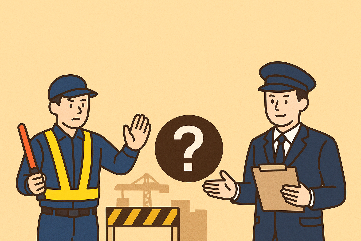 警備員とガードマンの違いとは？交通誘導に使う呼称の正確性