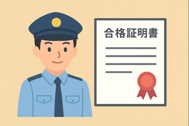 警備業務検定の合格証明書とは
