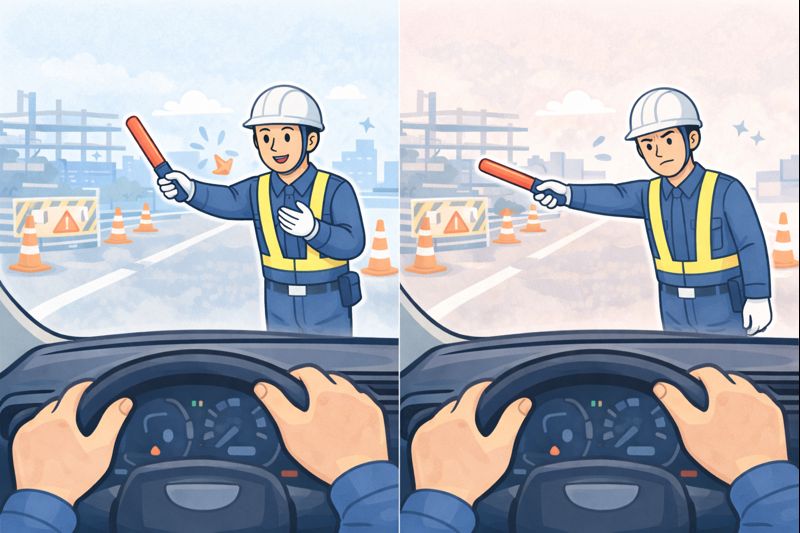 ドライバー目線で見た「良い交通誘導・悪い交通誘導」｜安全と信頼を分けるポイント