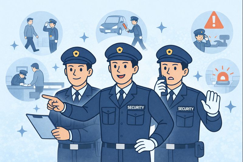 警備に関する用語にはどのようなものがある？