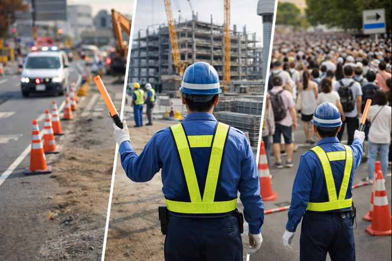2号警備の現場別リスク比較｜道路工事・建築現場・イベントの違いと対策