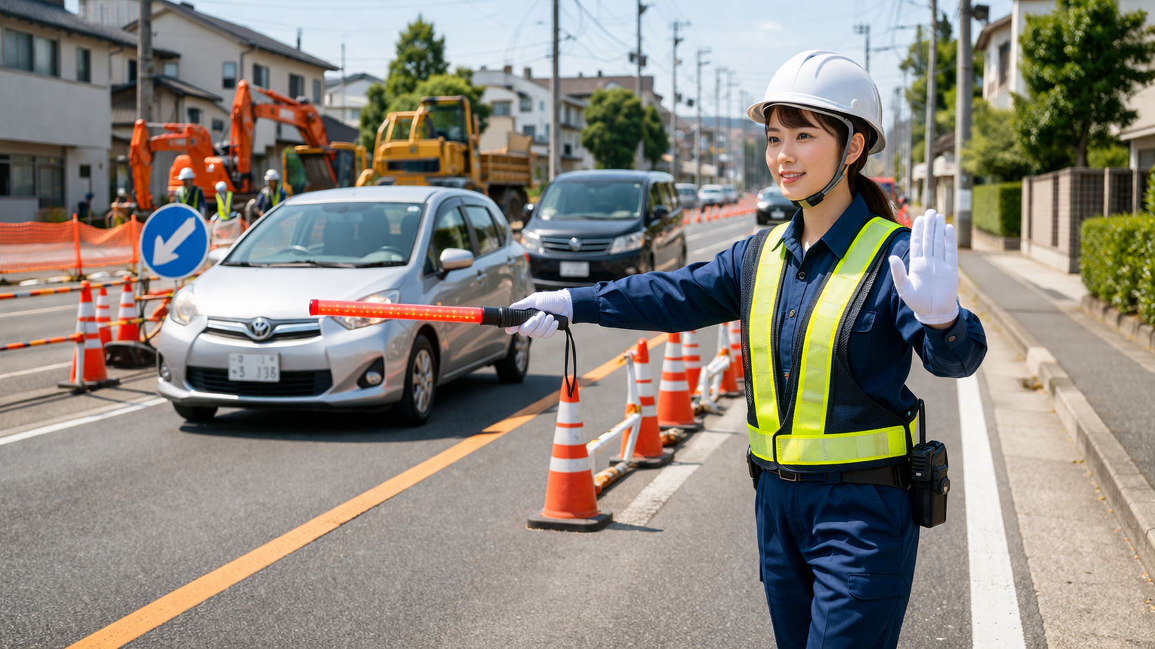 工事現場で片側交互通行になる理由